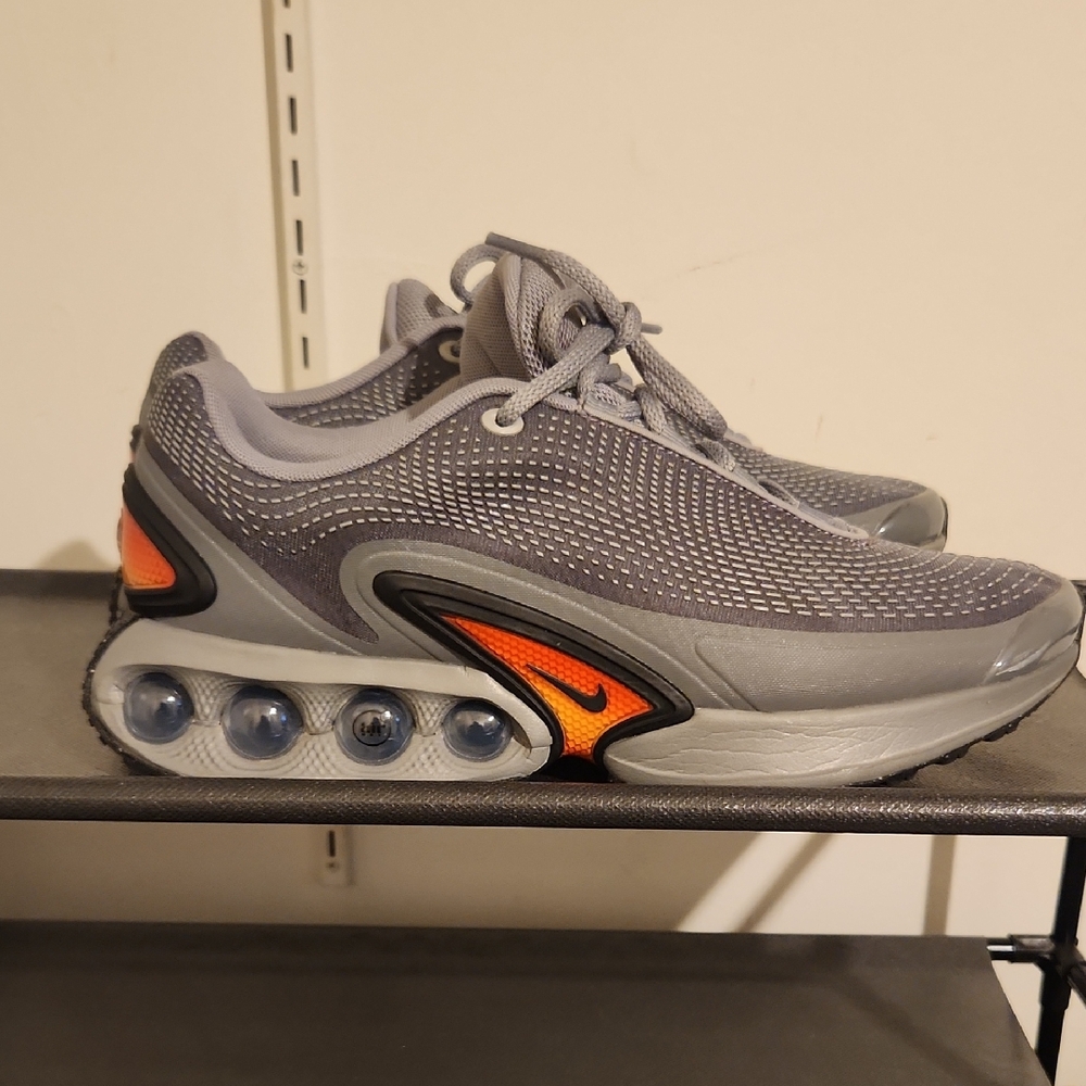 Nike Gray and Orange Athletic Shoes